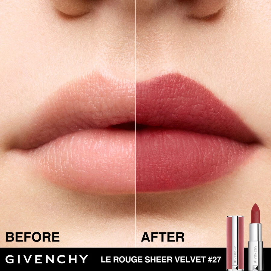 Givenchy Le Rouge Sheer Velvet Ricarica Rossetto 7 Givenchy Le Rouge Sheer Velvet Ricarica Rossetto - immagine 7