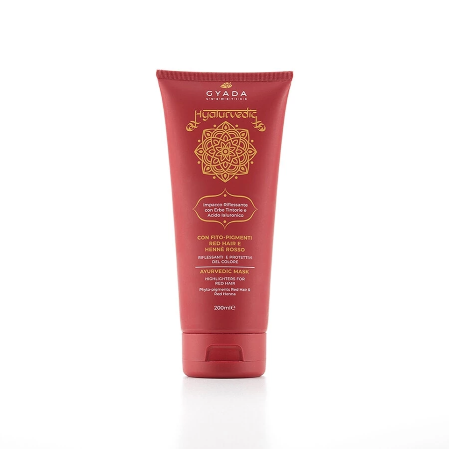 Gyada Cosmetics Hyalurvedic Impacco Ayurvedico Riflessante Red Hair Maschera Capelli 1 Gyada Cosmetics Hyalurvedic Impacco Ayurvedico Riflessante Red Hair Maschera Capelli