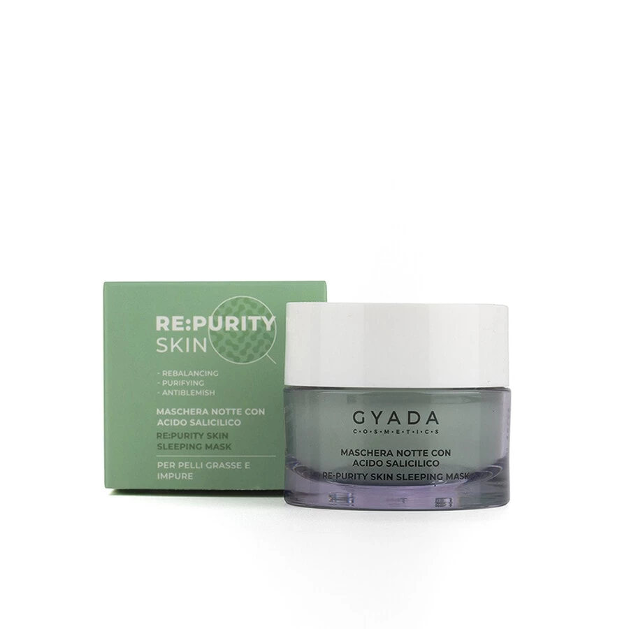 Gyada Cosmetics Re:Purityskin Maschera Notte Con Acido Salicilico Maschera Viso 1 Gyada Cosmetics Re:Purityskin Maschera Notte Con Acido Salicilico Maschera Viso